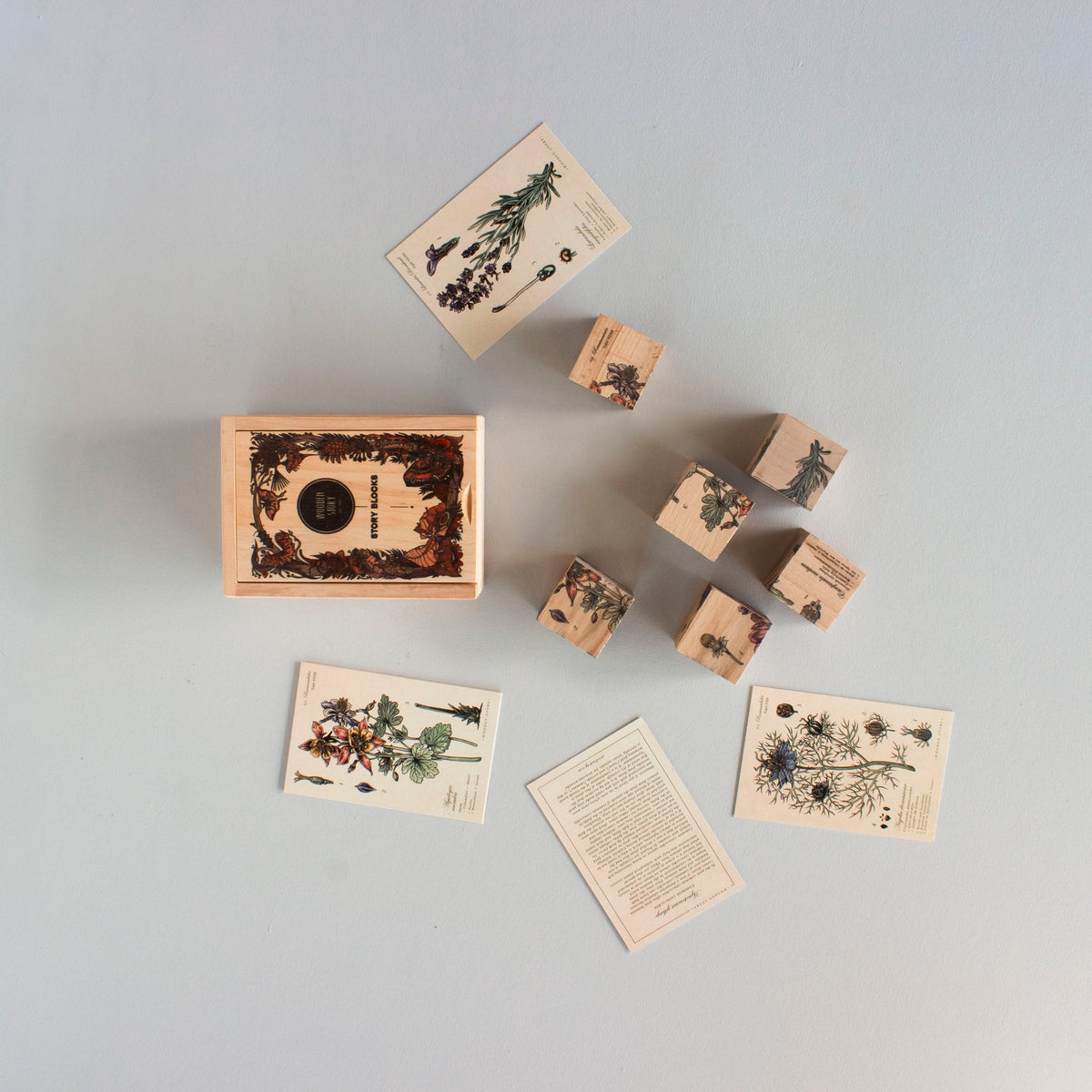 MELLIFEROUS PLANTS | WOODEN PUZZLE BLOCKS | — BY WOODEN STORY®