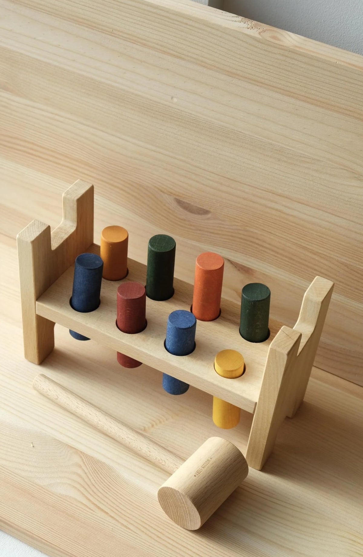 POUND-A-PEG | RAINBOW | — BY WOODEN STORY®
