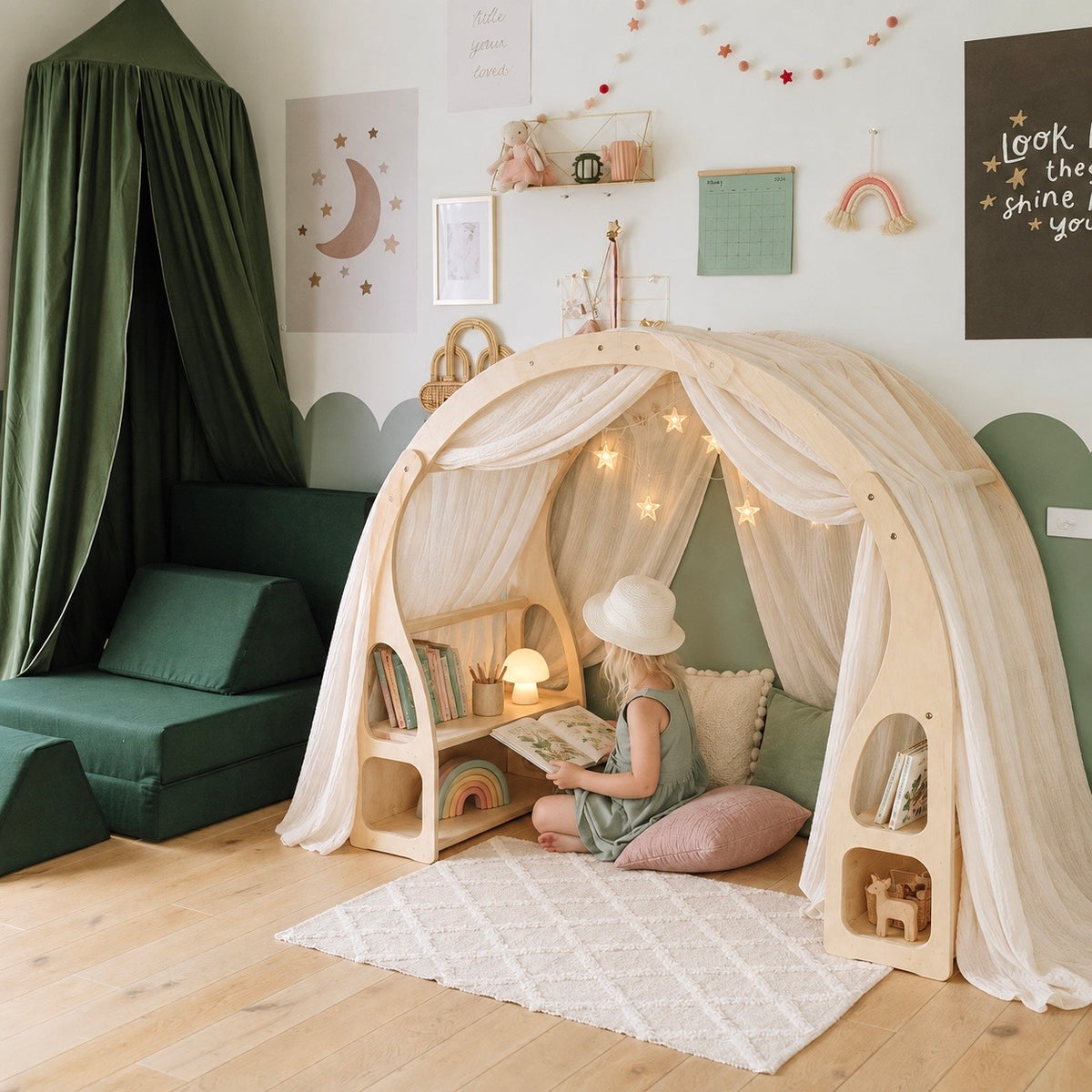 MONTESSORI ARCH | PLAY STAND & TOY SHELF | — BY MONTESSORI HOUSE BED