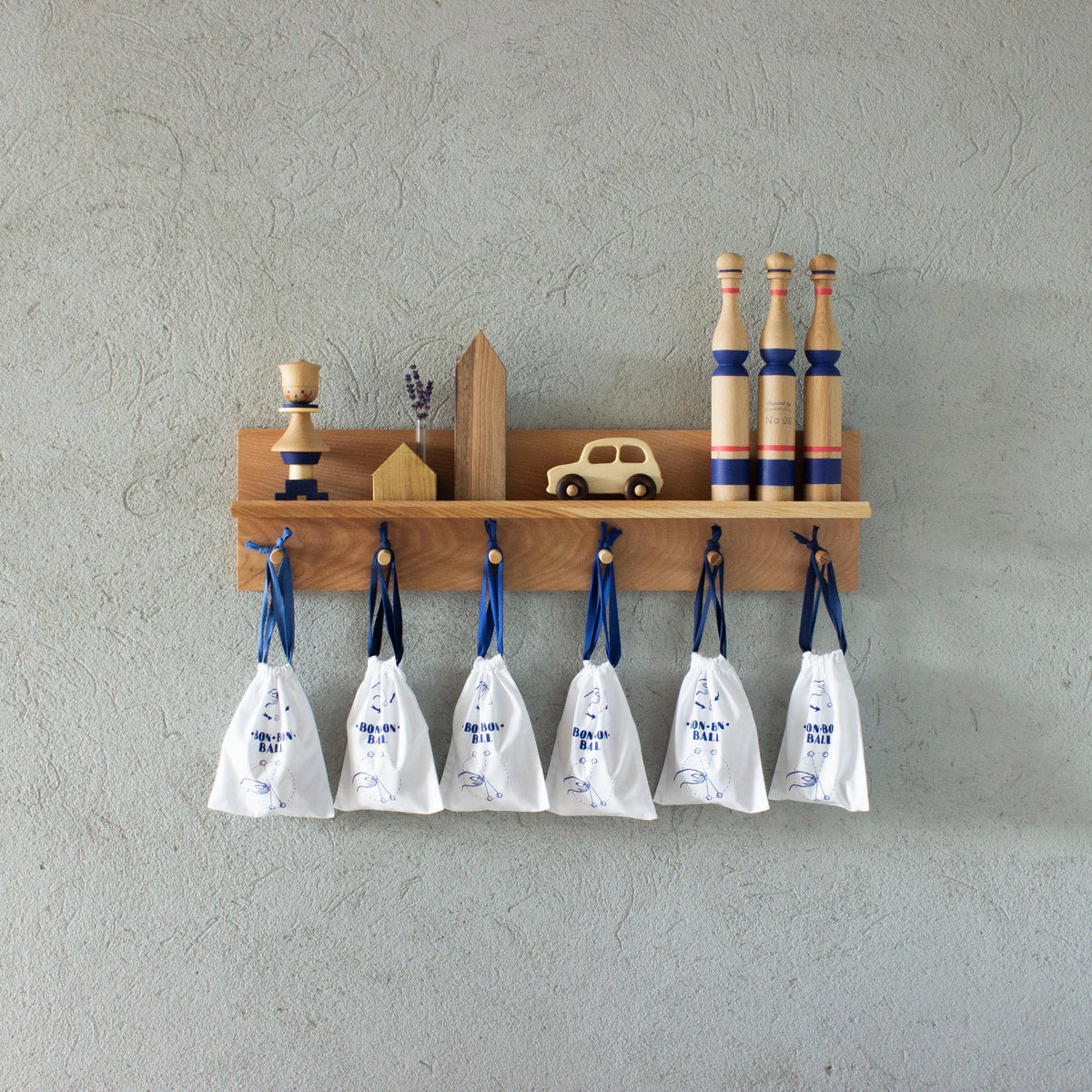BOWLING SET | BLUE | — BY WOODEN STORY®