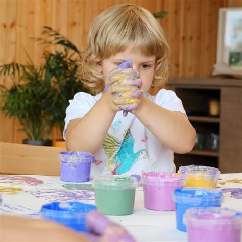 ORGANIC FINGER PAINTS SET | CRYSTAL COLORS | ‘MIKA’ | — BY NEOGRÜN®