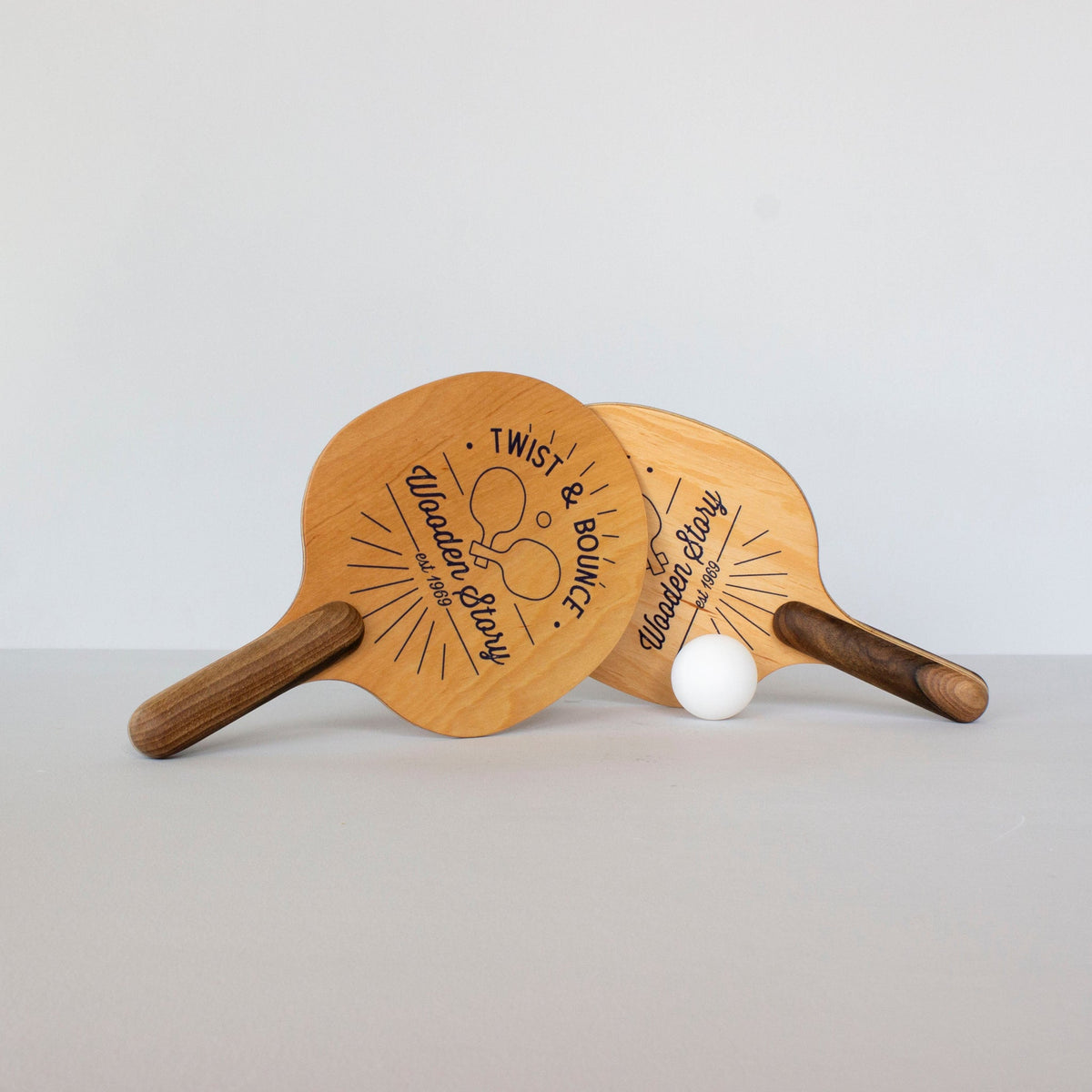 TWIST & BOUNCE | WOODEN PING PONG GAME | — BY WOODEN STORY®