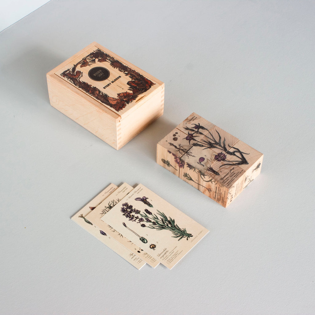 MELLIFEROUS PLANTS | WOODEN PUZZLE BLOCKS | — BY WOODEN STORY®