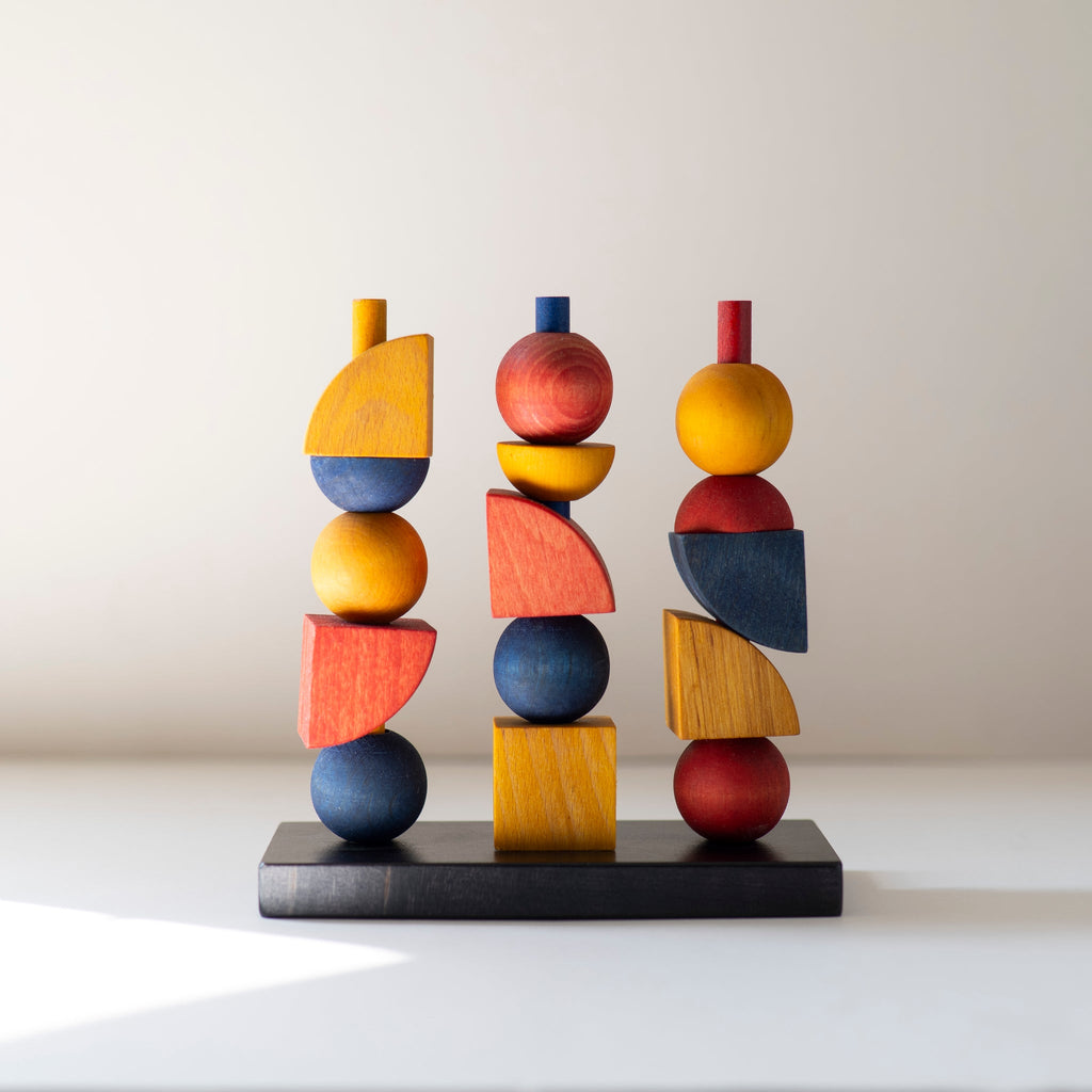 MODERN STACKING TOY | Y | — BY WOODEN STORY®