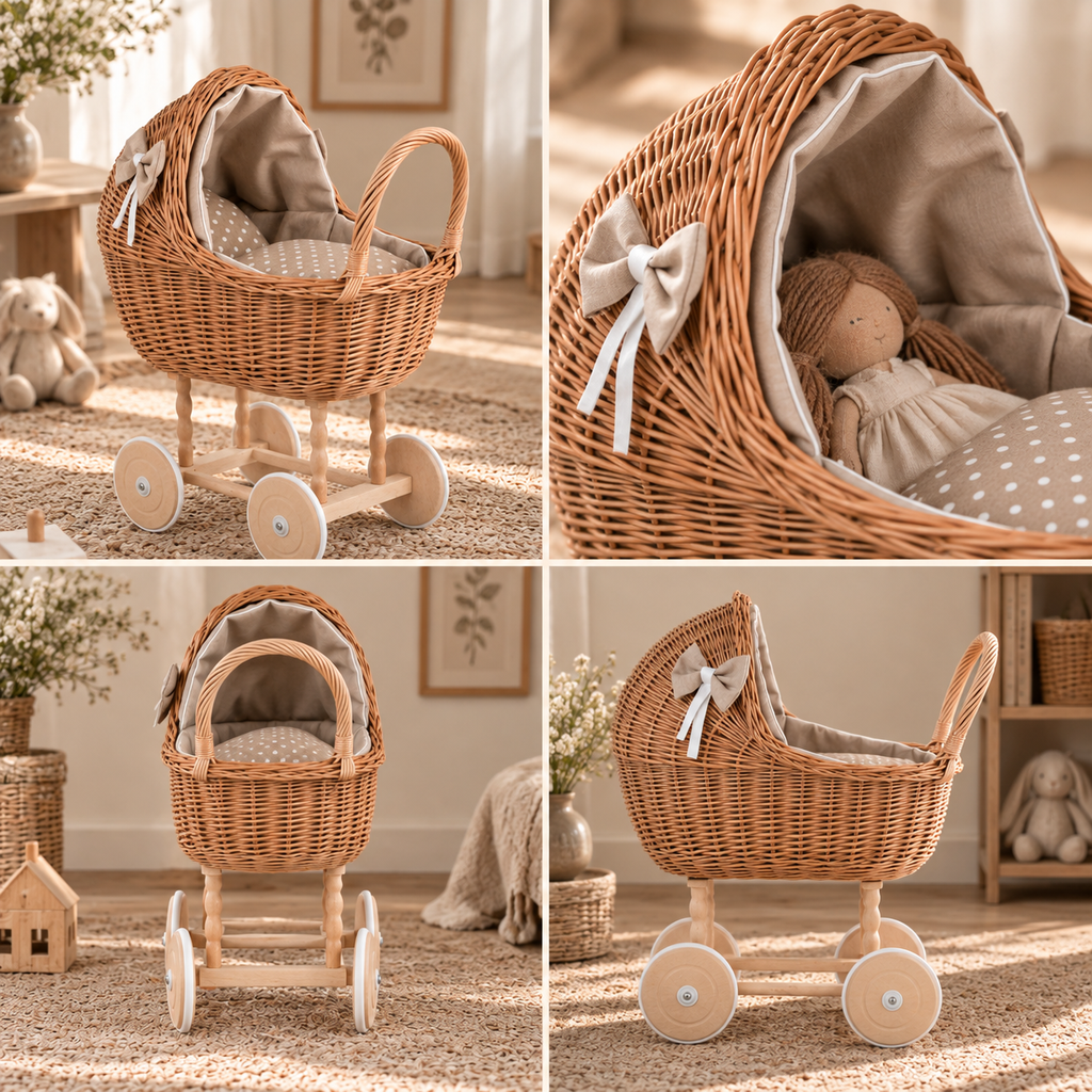 WICKER STROLLER | LENA | — BY THE WICKER STORIES®