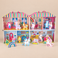 PORTABLE PLAYBOX | ‘RAINBOW FAIRY’ WITH 18 WOODEN PIECES | — BY FLOSS & ROCK®