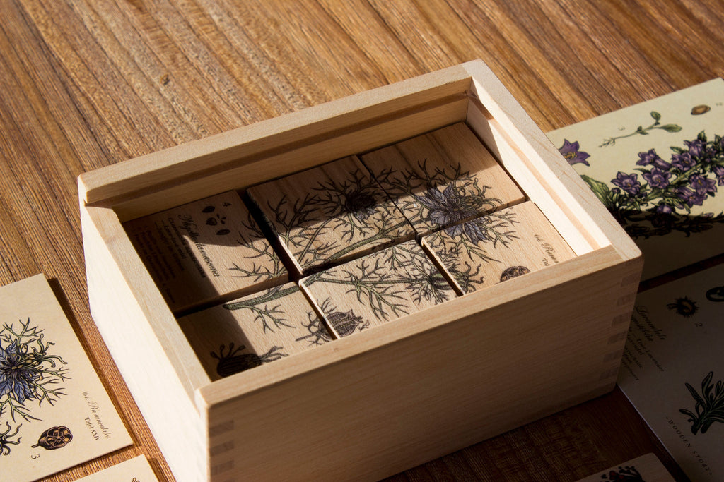 MELLIFEROUS PLANTS | WOODEN PUZZLE BLOCKS | — BY WOODEN STORY®