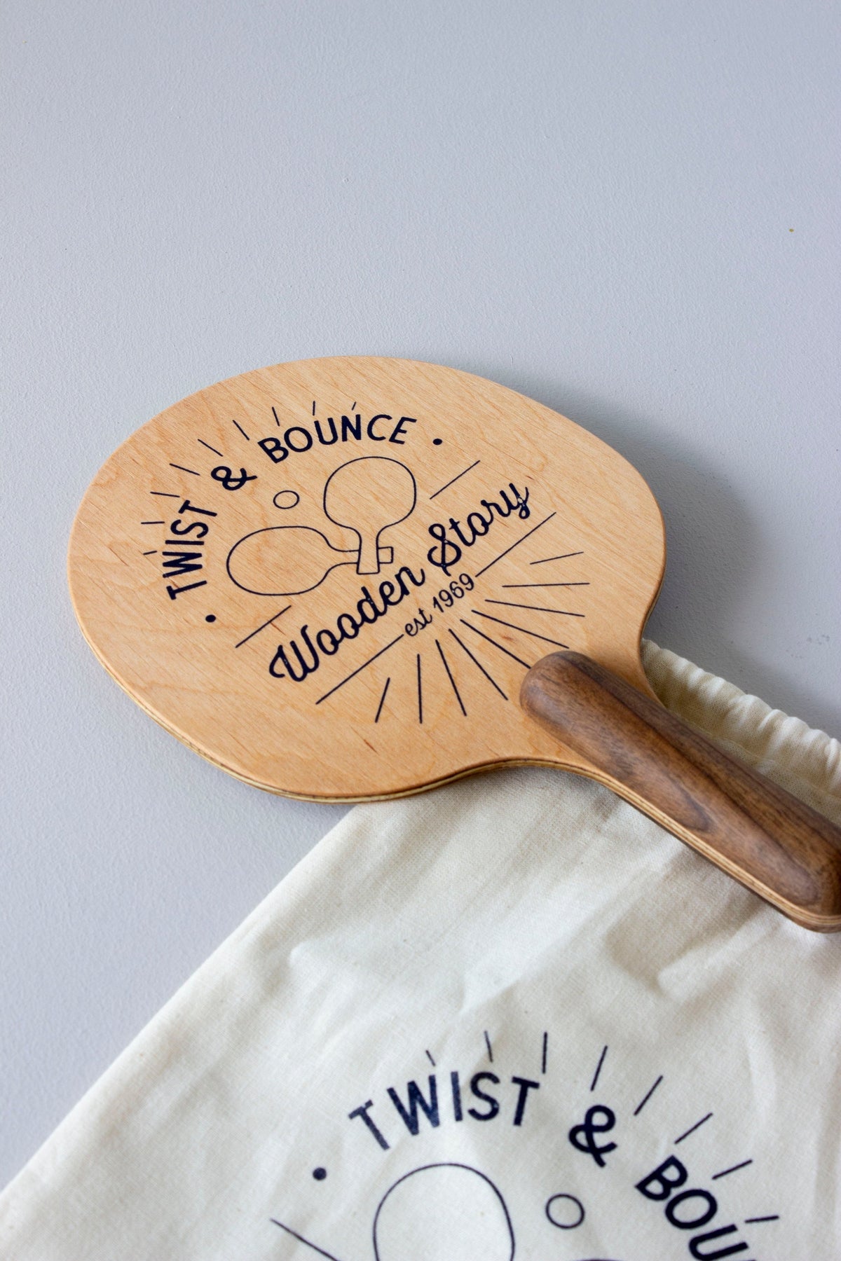 TWIST & BOUNCE | WOODEN PING PONG GAME | — BY WOODEN STORY®