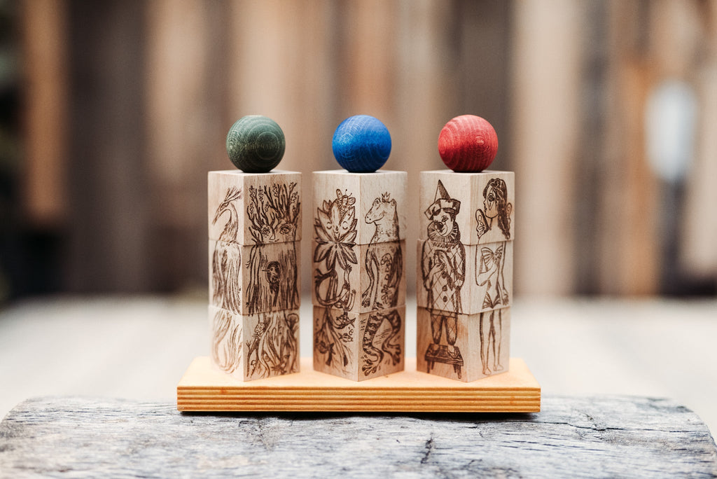 DREAMLAND STACKING TOY | RAINBOW | — BY WOODEN STORY®
