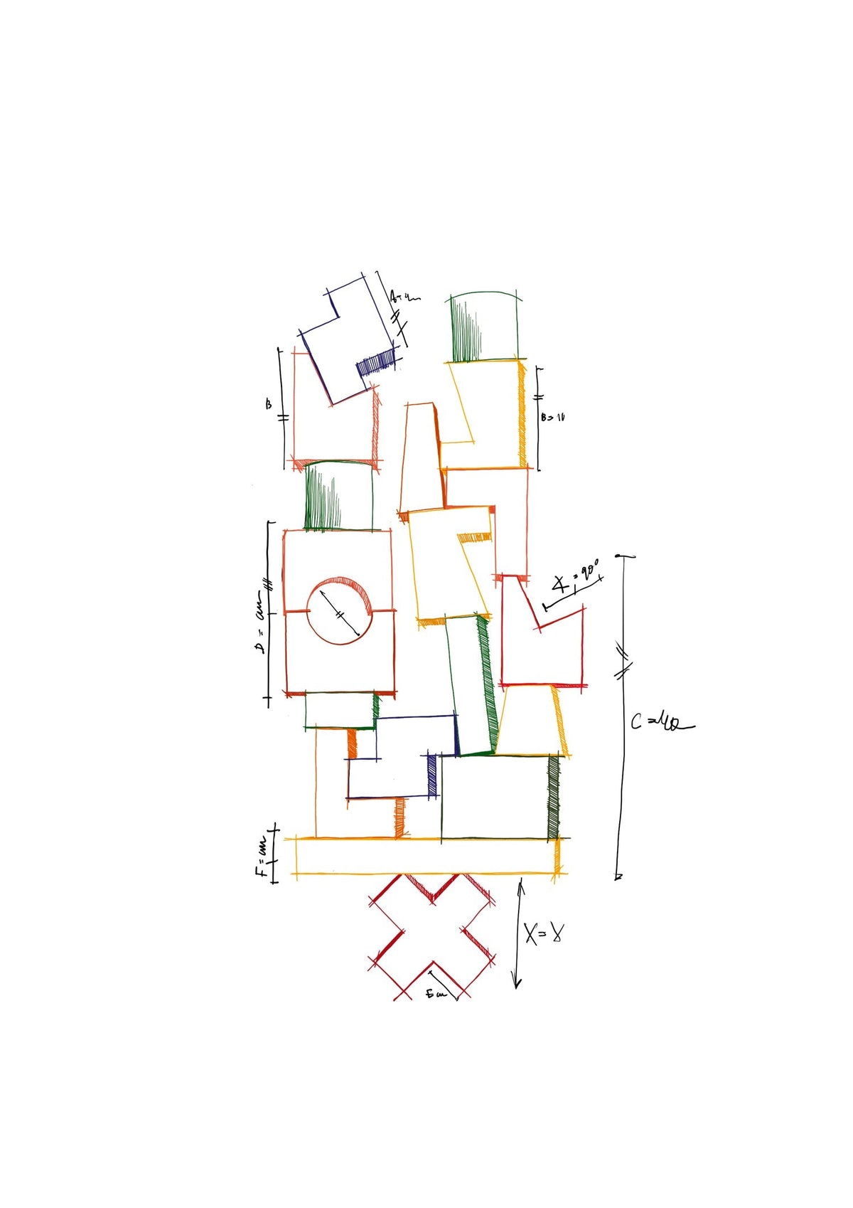 STACKING TOWER | RAINBOW | — BY WOODEN STORY®