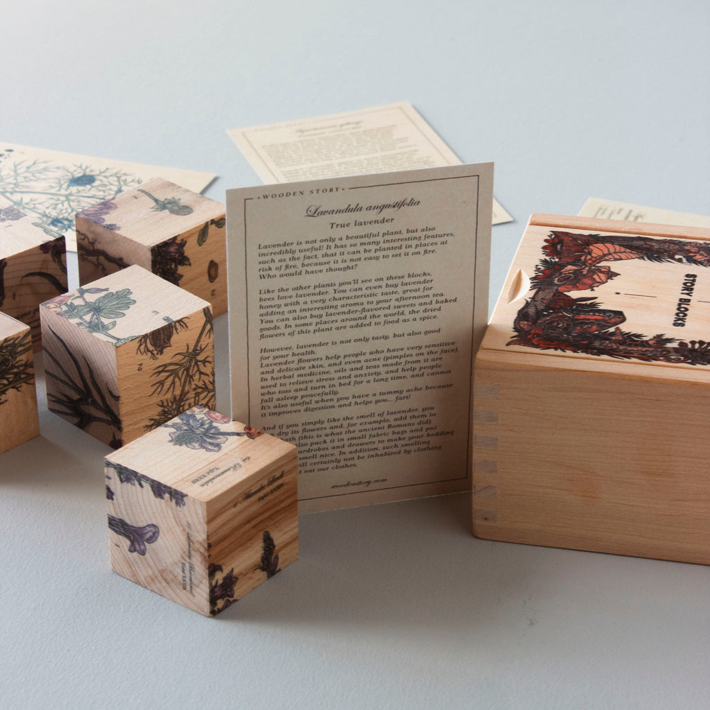 MELLIFEROUS PLANTS | WOODEN PUZZLE BLOCKS | — BY WOODEN STORY®