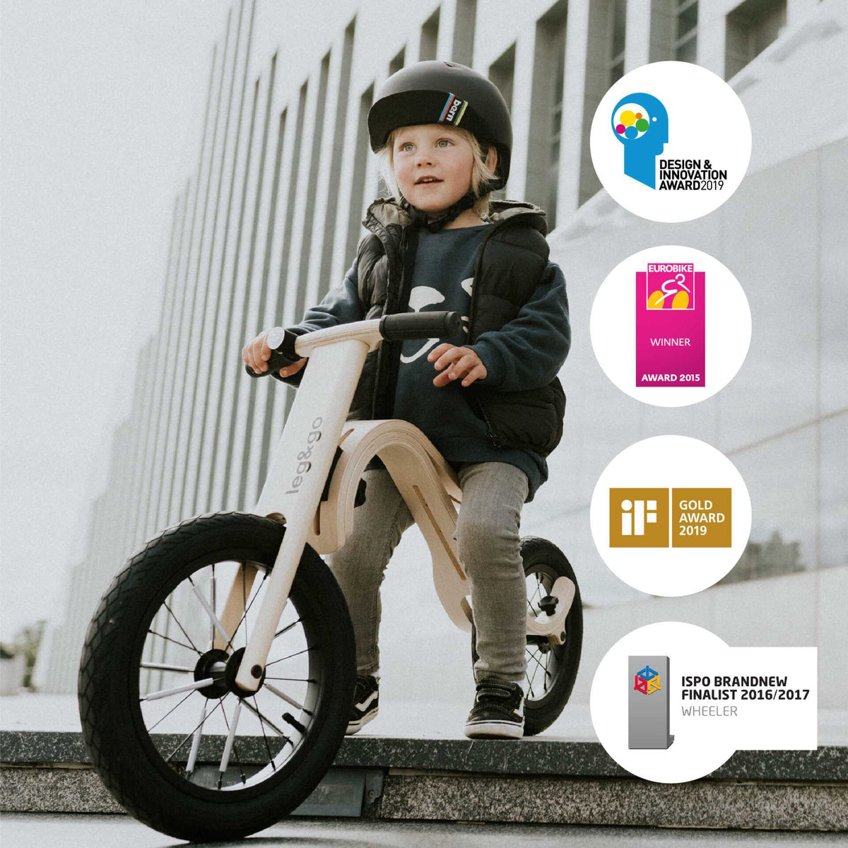 ‘ACCESSORY’ : HANDLEBAR GRIPS FOR ‘BIKE 3-IN-1’ | | — BY LEG&GO®