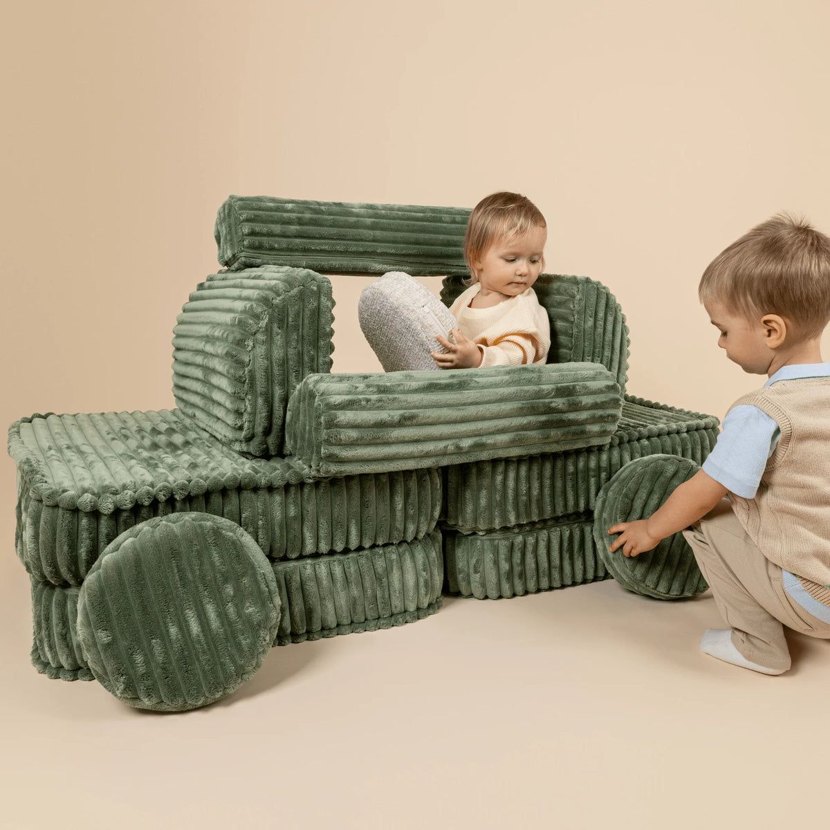 MODULAR PLAY SOFA | POCKET MAX | 12 ELEMENTS  | SLIMCORD | – BY MEOWBABY®