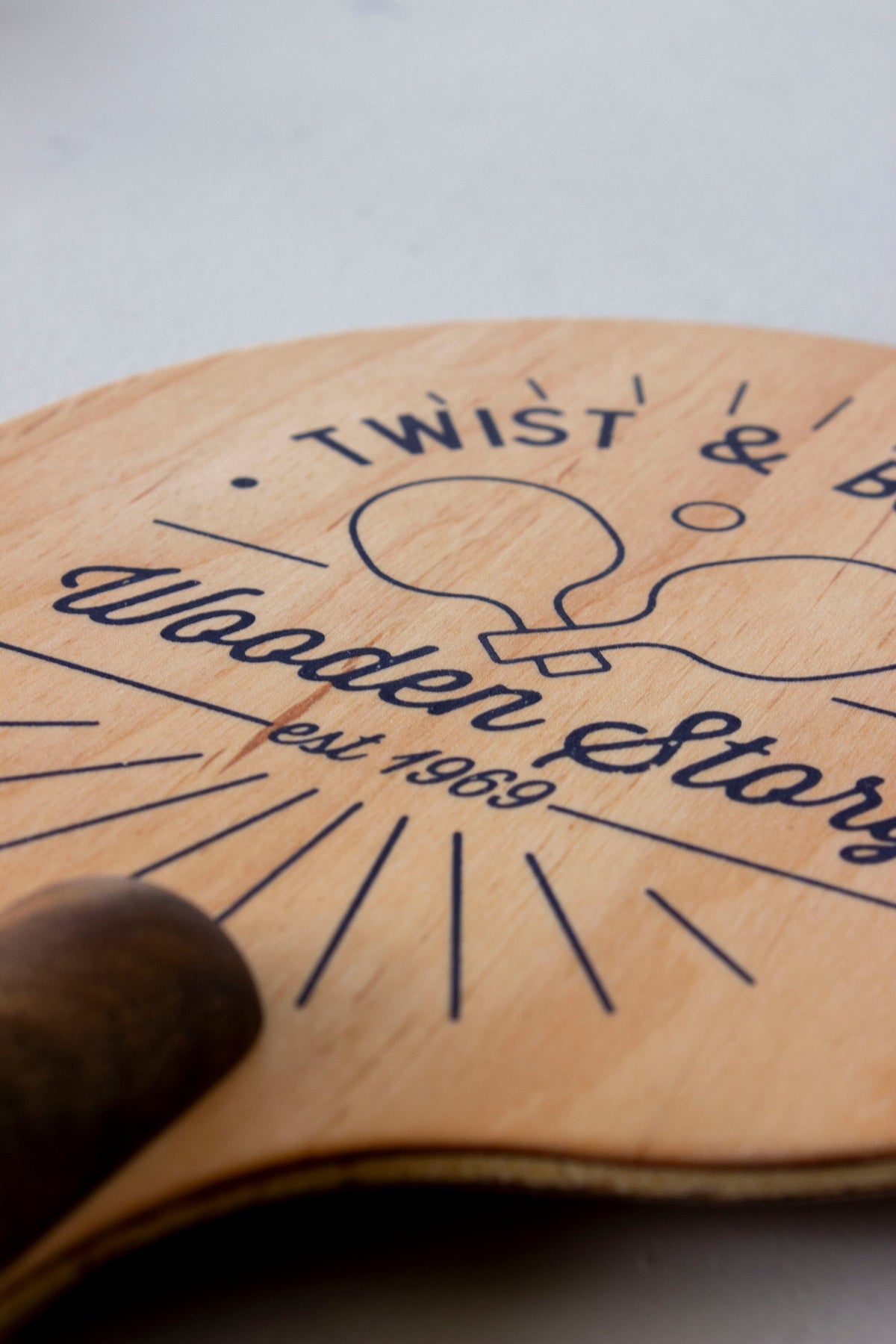 TWIST & BOUNCE | WOODEN PING PONG GAME | — BY WOODEN STORY®