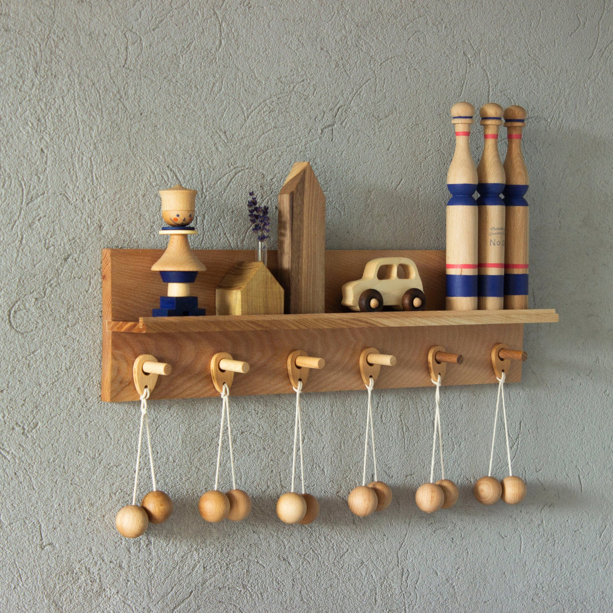 BOWLING SET | BLUE | — BY WOODEN STORY®