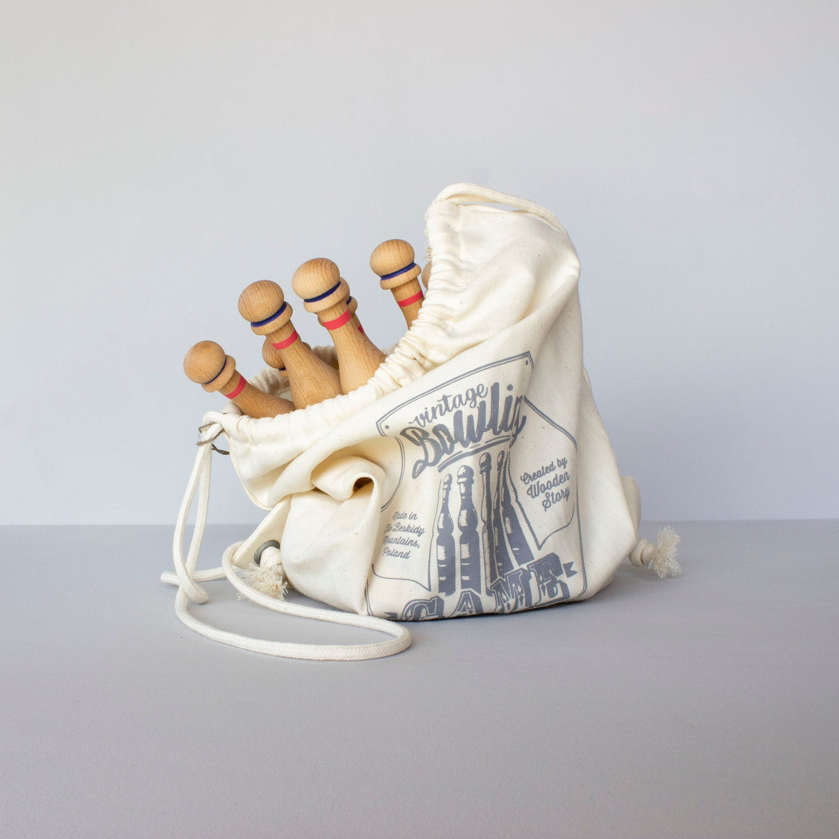 BOWLING SET | BLUE | — BY WOODEN STORY®