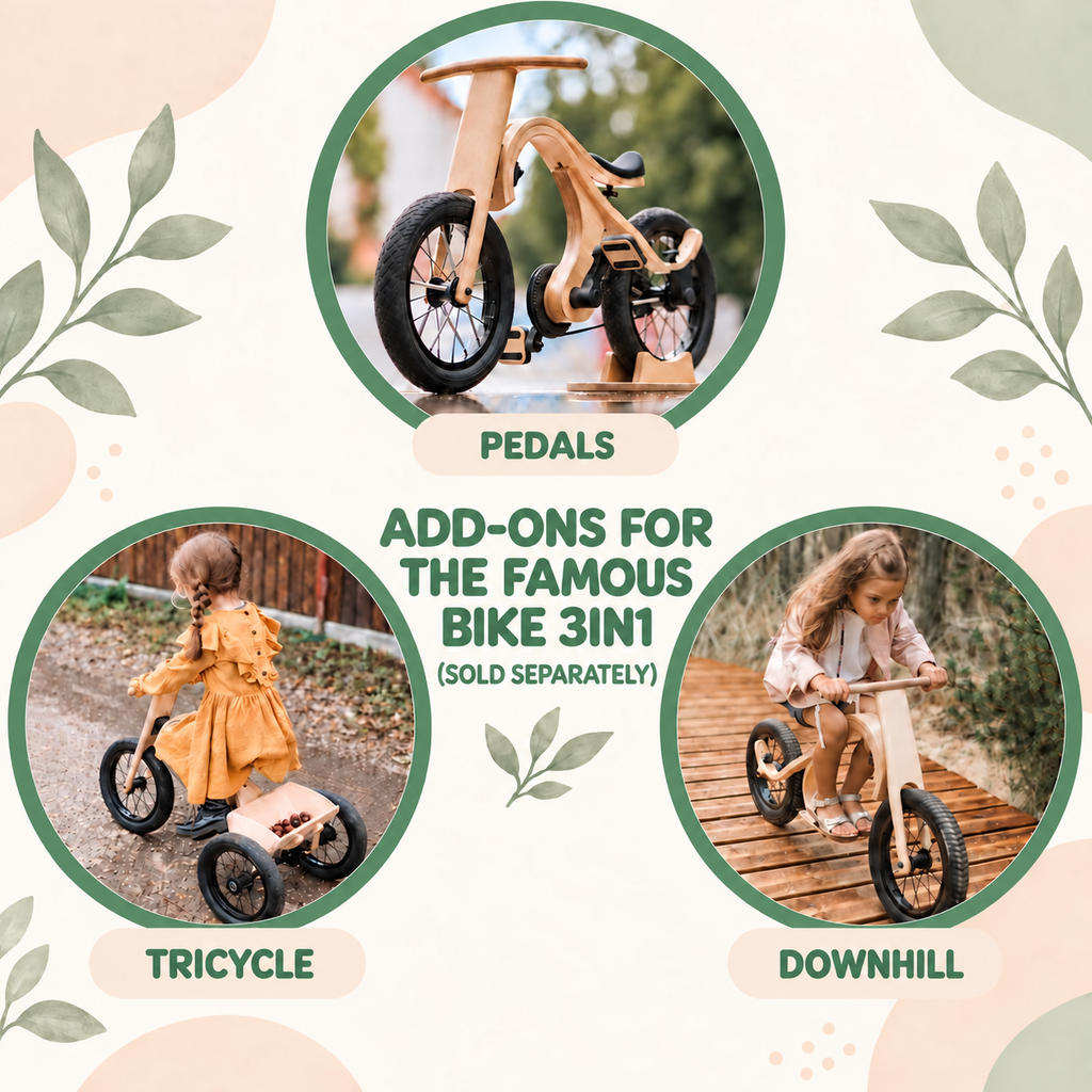BIKE 3-IN-1 | TRANSFORMABLE: BALANCE & GROW | — BY LEG&GO®