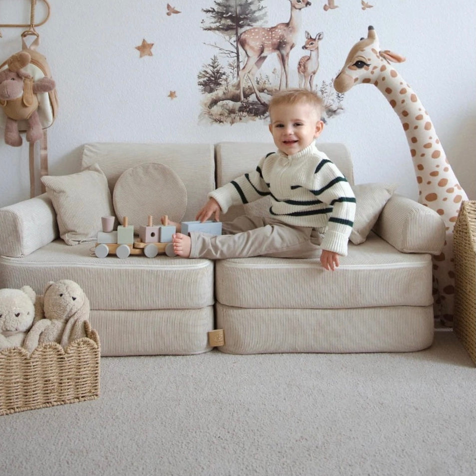 MODULAR PLAY SOFA | POCKET PLUS | 10 ELEMENTS | AESTHETIC|– BY MEOWBABY®