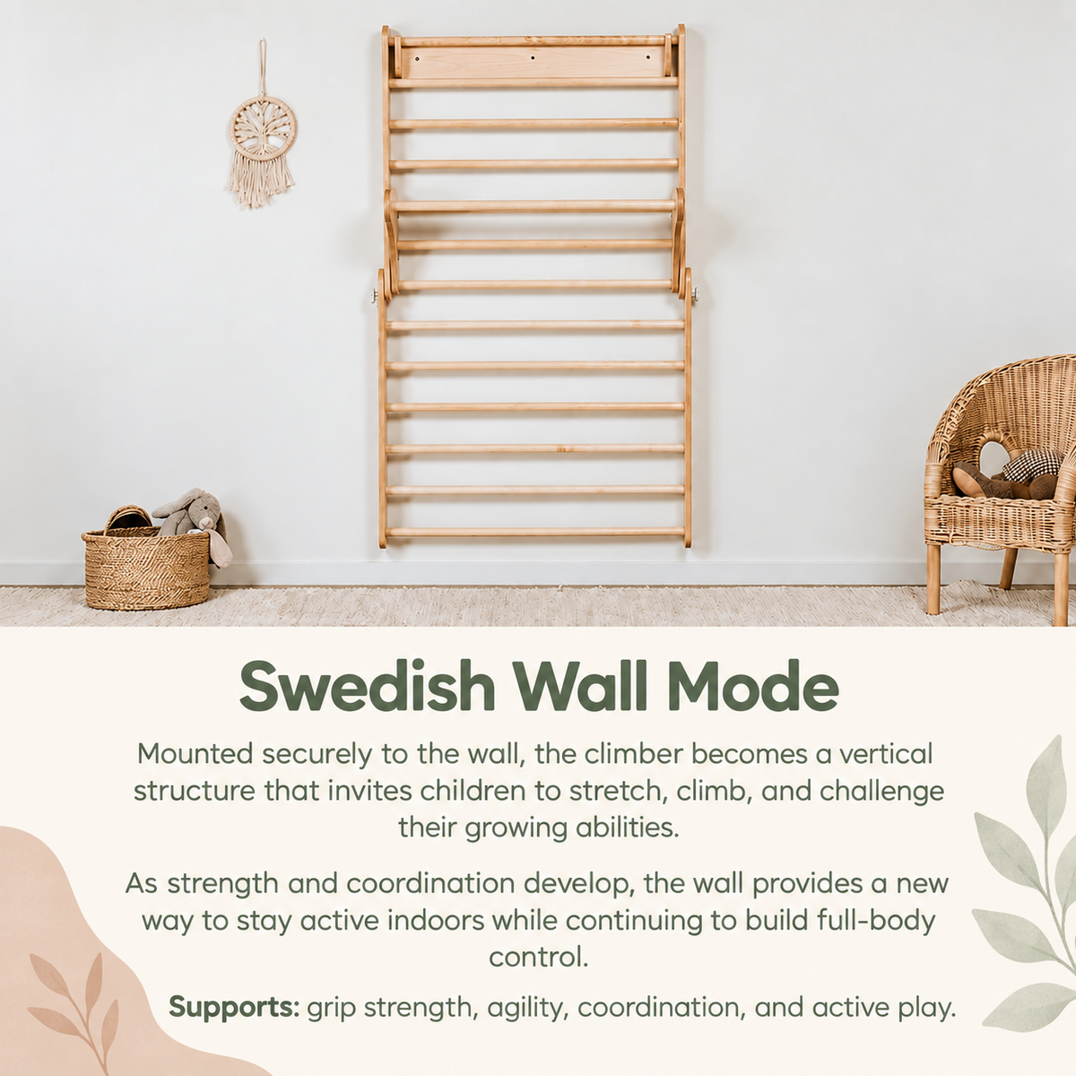 WALL & TRIANGLE | 2-IN-1 | ‘PIKLER’ |  — BY LEG&GO®