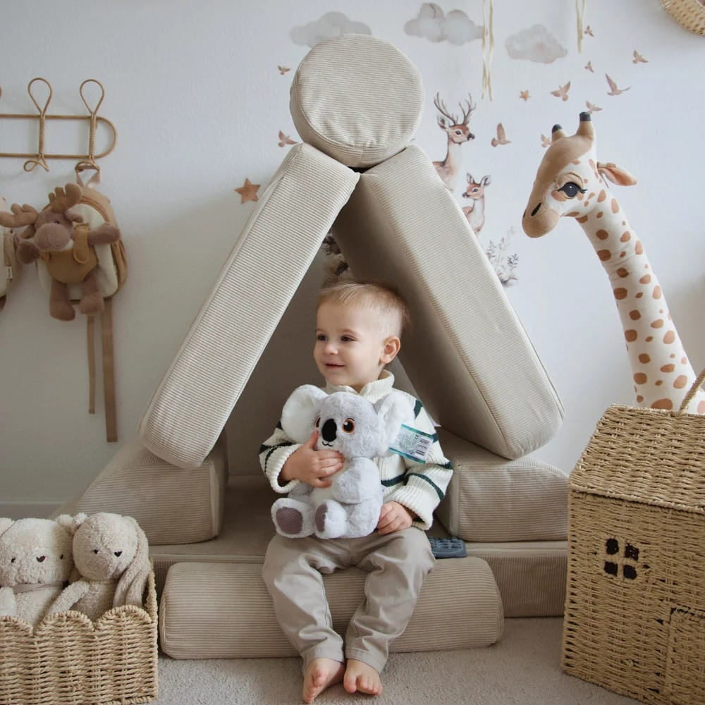 MODULAR PLAY SOFA | POCKET PLUS | 10 ELEMENTS | AESTHETIC|– BY MEOWBABY®