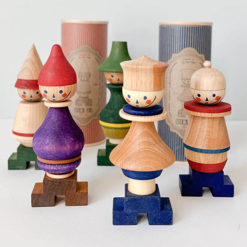 STACKABLE FIGURE NO. 06 | — BY WOODEN STORY®
