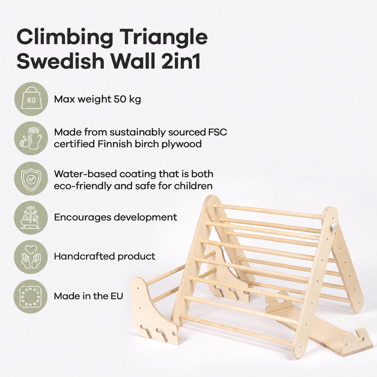 WALL & TRIANGLE | 2-IN-1 | ‘PIKLER’ | BY LEG&GO®
