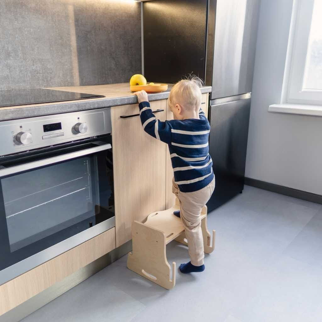 TRANSFORMABLE: HIGH CHAIR & LEARNING TOWER & CHAIR WITH TABLE | 3IN1 | MODUSTEP| — BY LEG&GO®