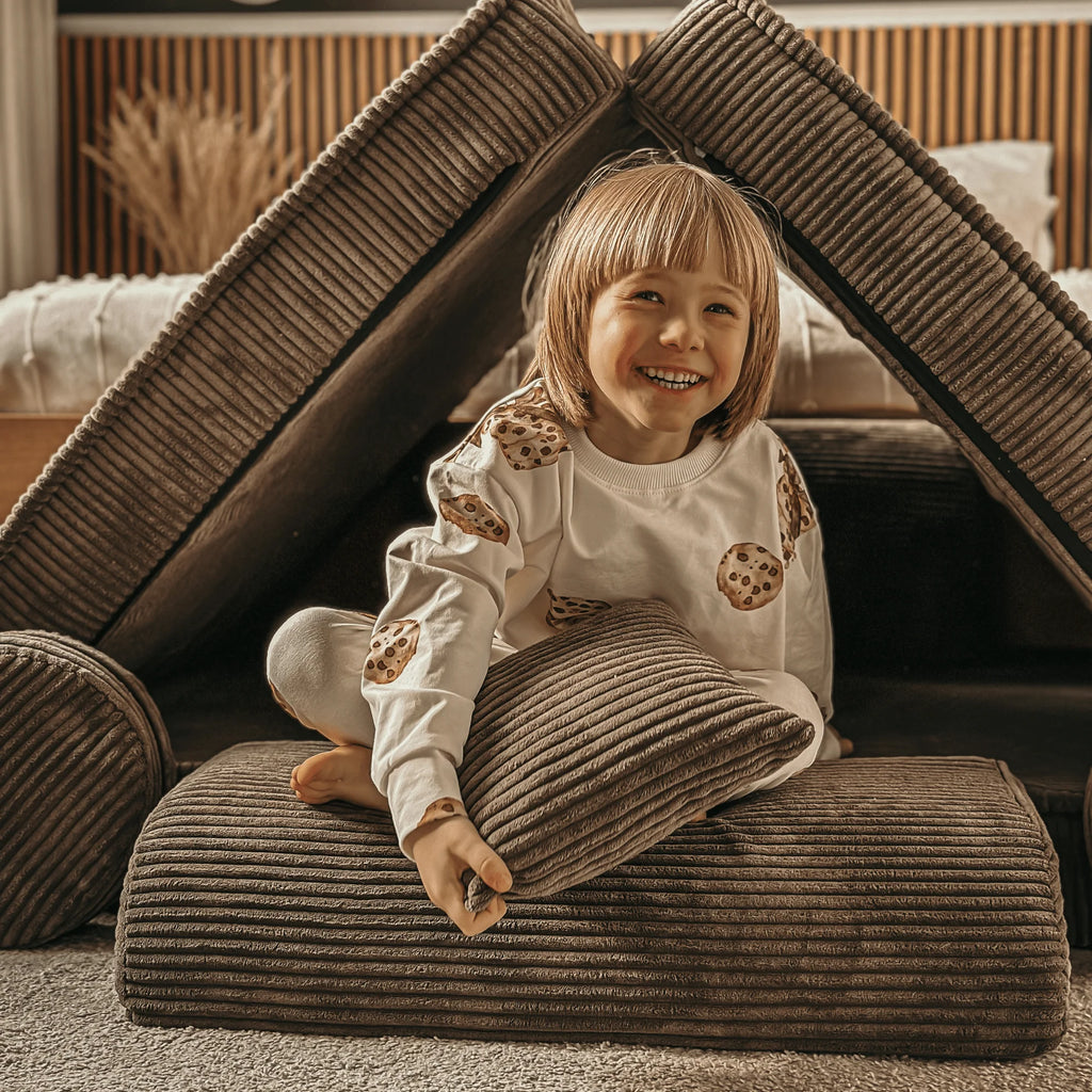 MODULAR PLAY SOFA | PREMIUM | 8 ELEMENTS | SLIMCORD | – BY MEOWBABY®