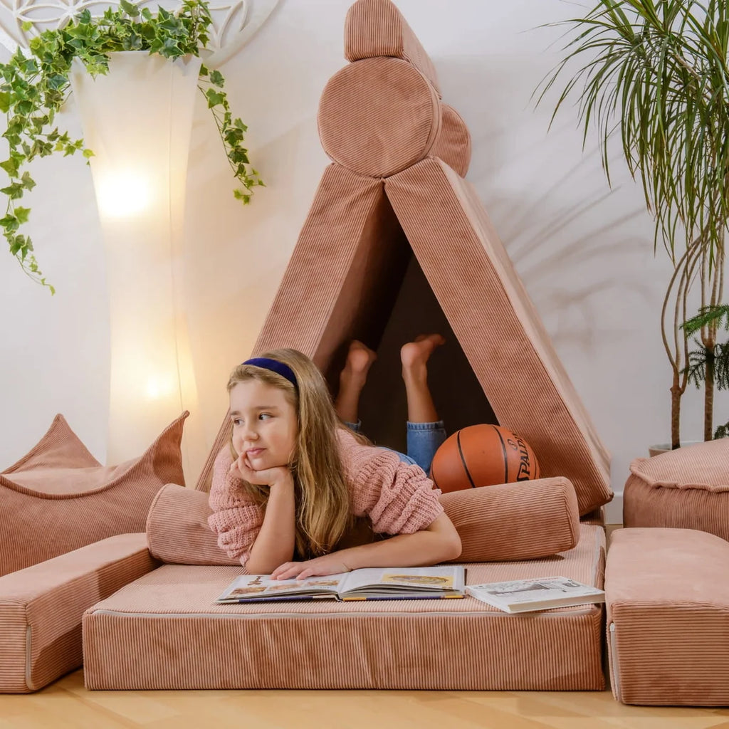 MODULAR PLAY SOFA | PREMIUM | 8 ELEMENTS | SLIMCORD | – BY MEOWBABY®