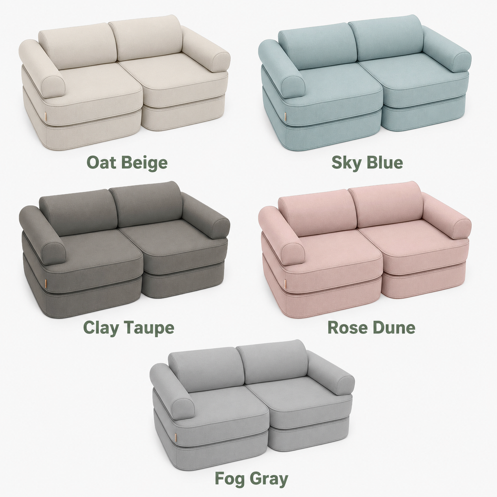 MODULAR PLAY SOFA | POCKET PLUS | OUTZY | 6 ELEMENTS | INDOOR/OUTDOOR | – BY MEOWBABY®