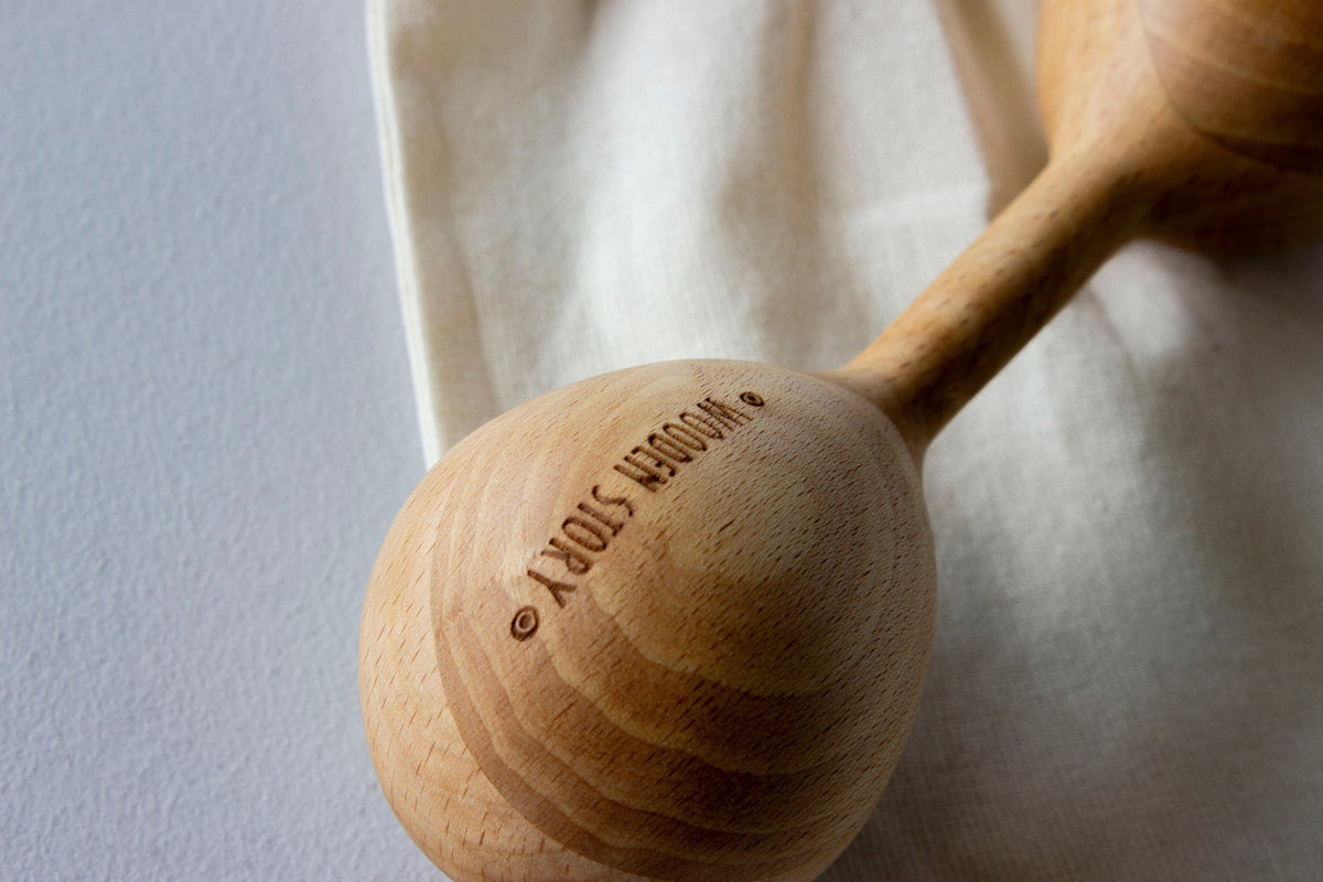 LARK RATTLE | SENSORY WOODEN TOY | — BY WOODEN STORY®