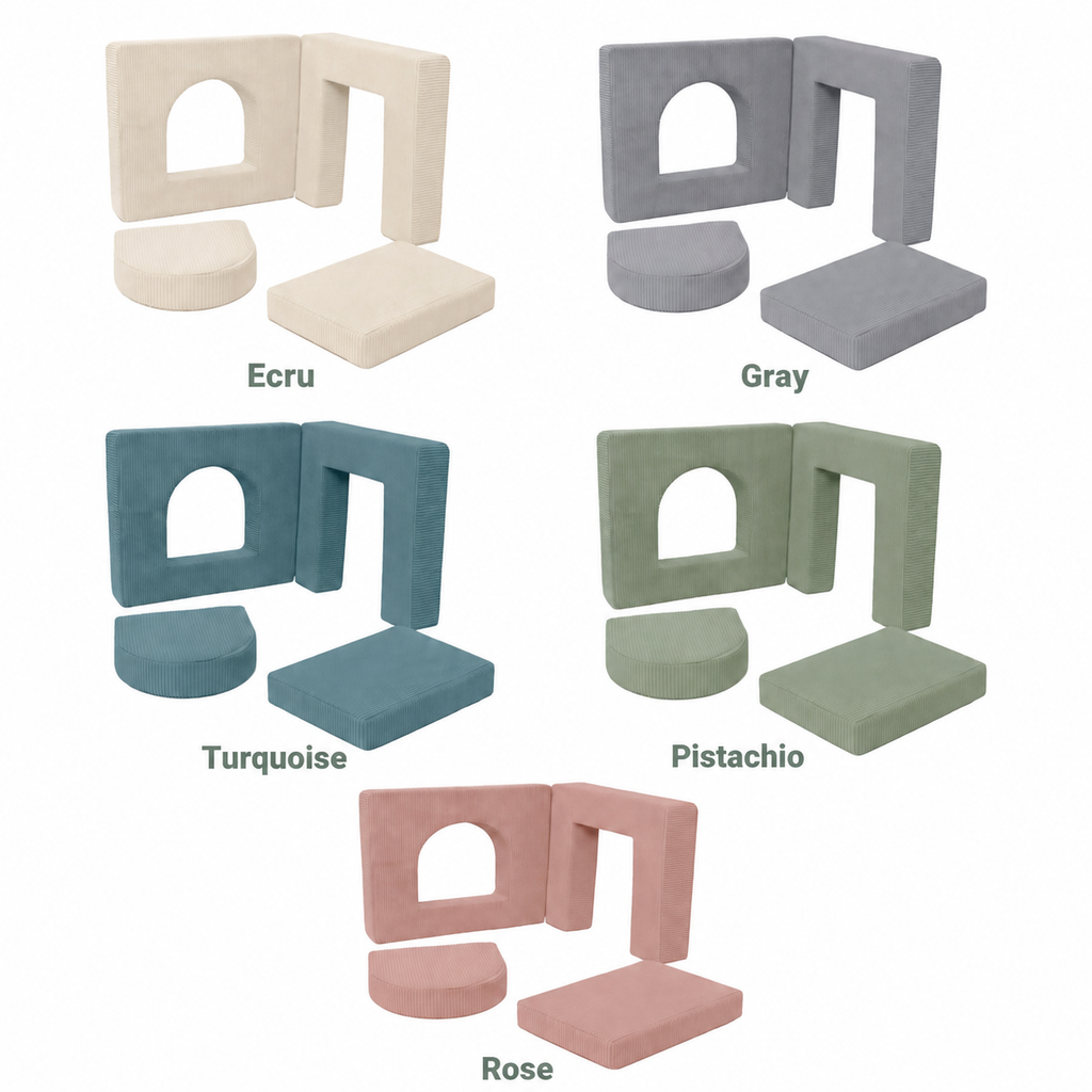 ARCHWAY BUILDING SET | FOR MODULAR PLAY SOFAS |  4 ELEMENTS | – BY MEOWBABY®