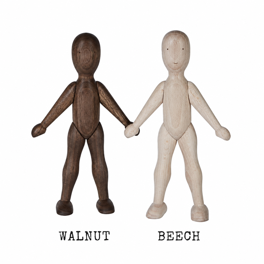 LALA WOODEN DOLL | BIRCH OR WALNUT | — BY WOODEN STORY®