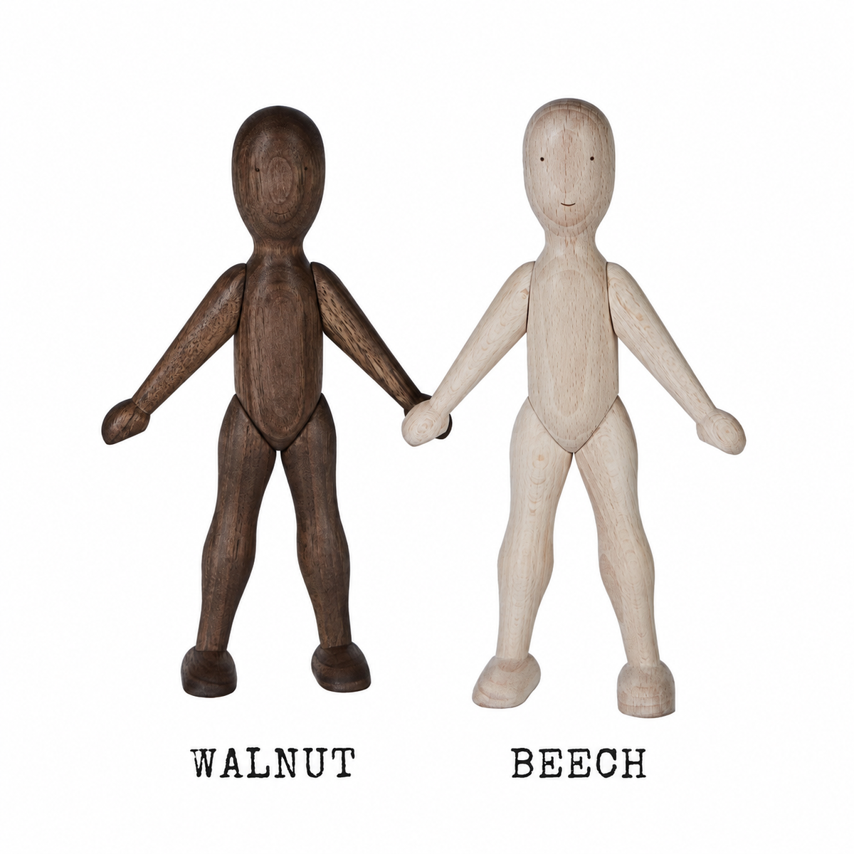 LALA WOODEN DOLL | BIRCH OR WALNUT | — BY WOODEN STORY®