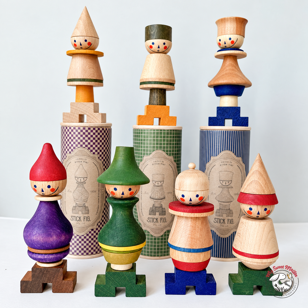 STACKABLE FIGURE NO. 06 | — BY WOODEN STORY®