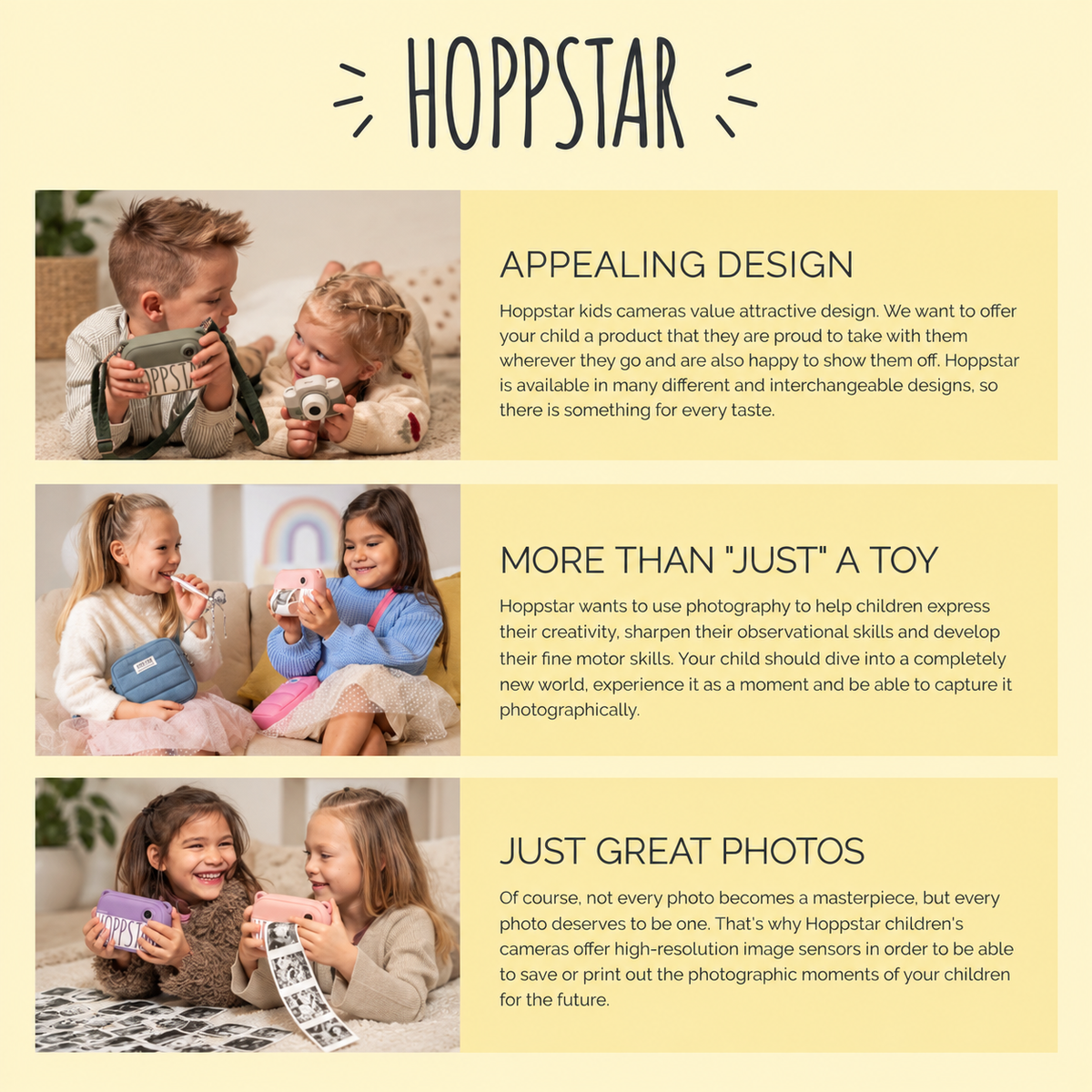 INSTANT PRINT CAMERA | ‘ARTIST’ | — BY HOPPSTAR®