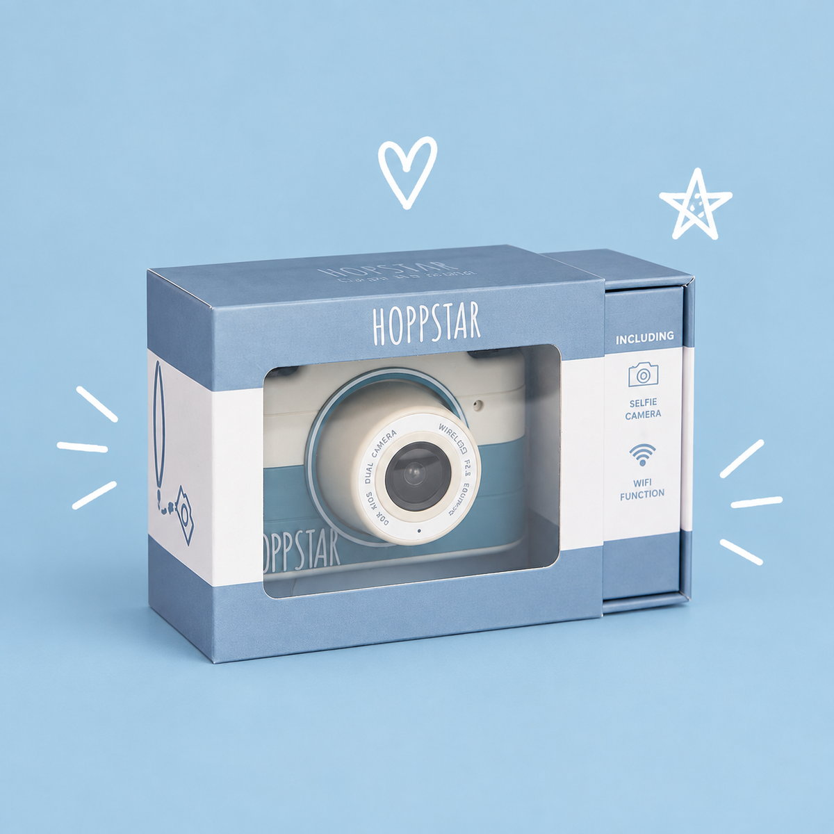 CHILDREN’S DIGITAL CAMERA WITH SELFIE & VIDEO | ‘EXPERT’ | — BY HOPPSTAR®