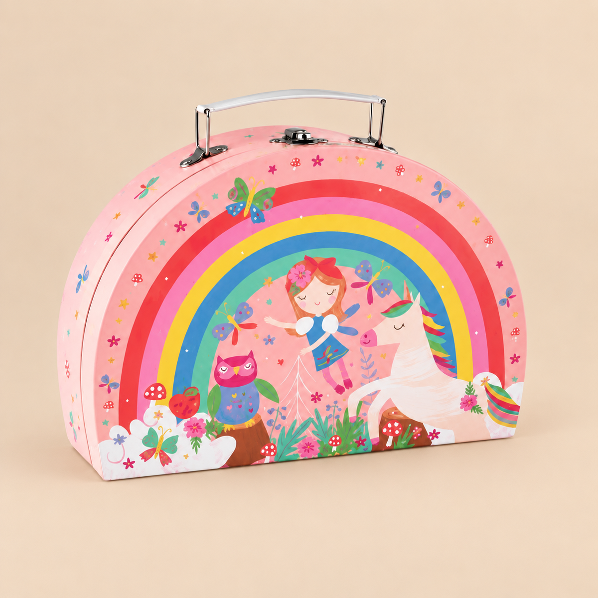 TIN TEA SET | ‘RAINBOW FAIRY’ 10-PIECE PLAY SET | — BY FLOSS & ROCK®