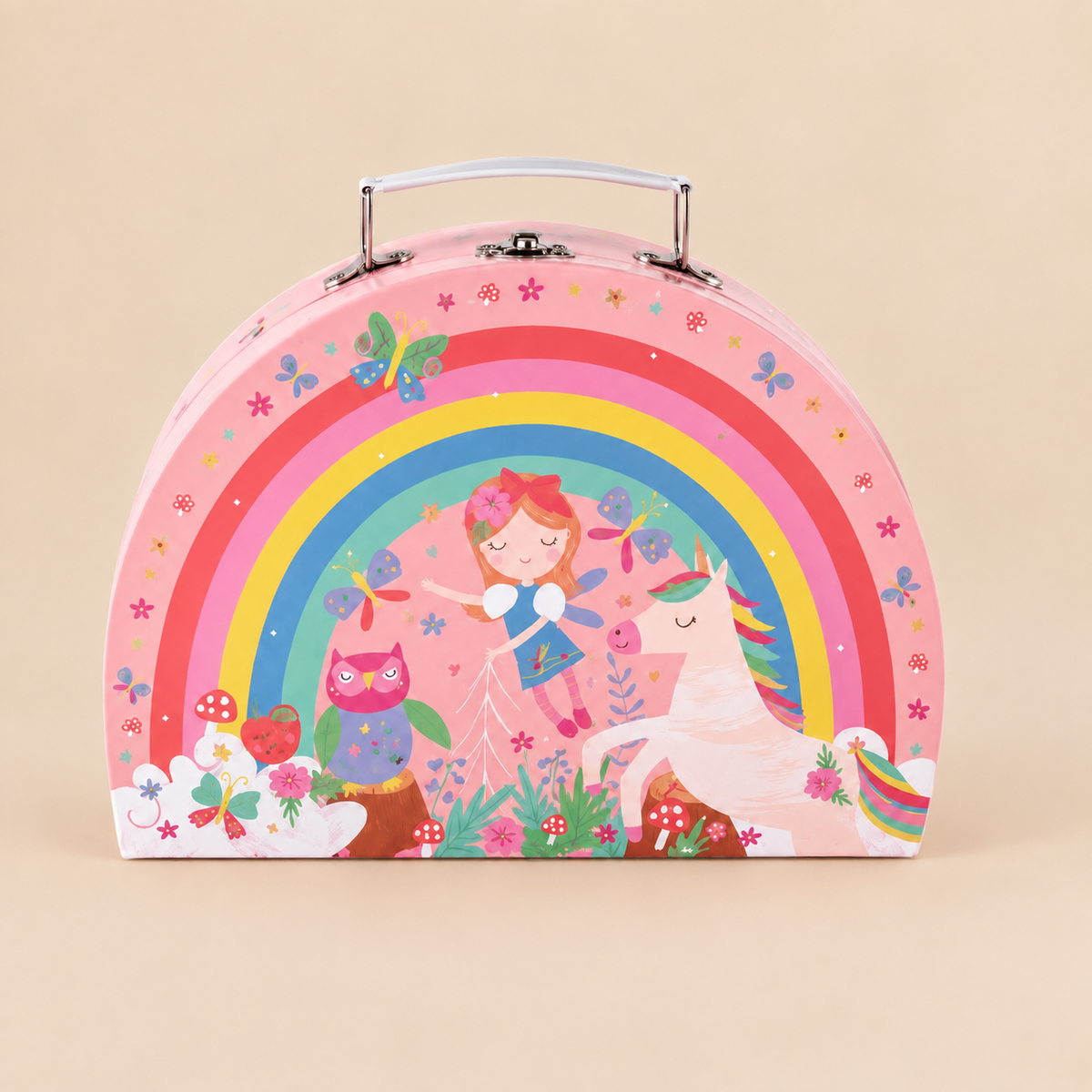 TIN TEA SET | ‘RAINBOW FAIRY’ 10-PIECE PLAY SET | — BY FLOSS & ROCK®