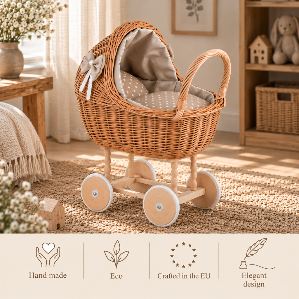 WICKER STROLLER | LENA | — BY THE WICKER STORIES®
