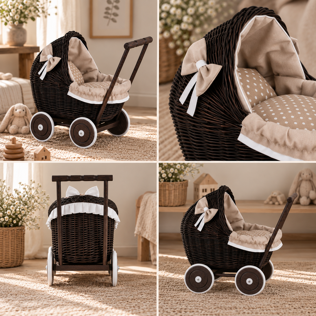 WICKER STROLLER | LILI | — BY WICKER STORIES®