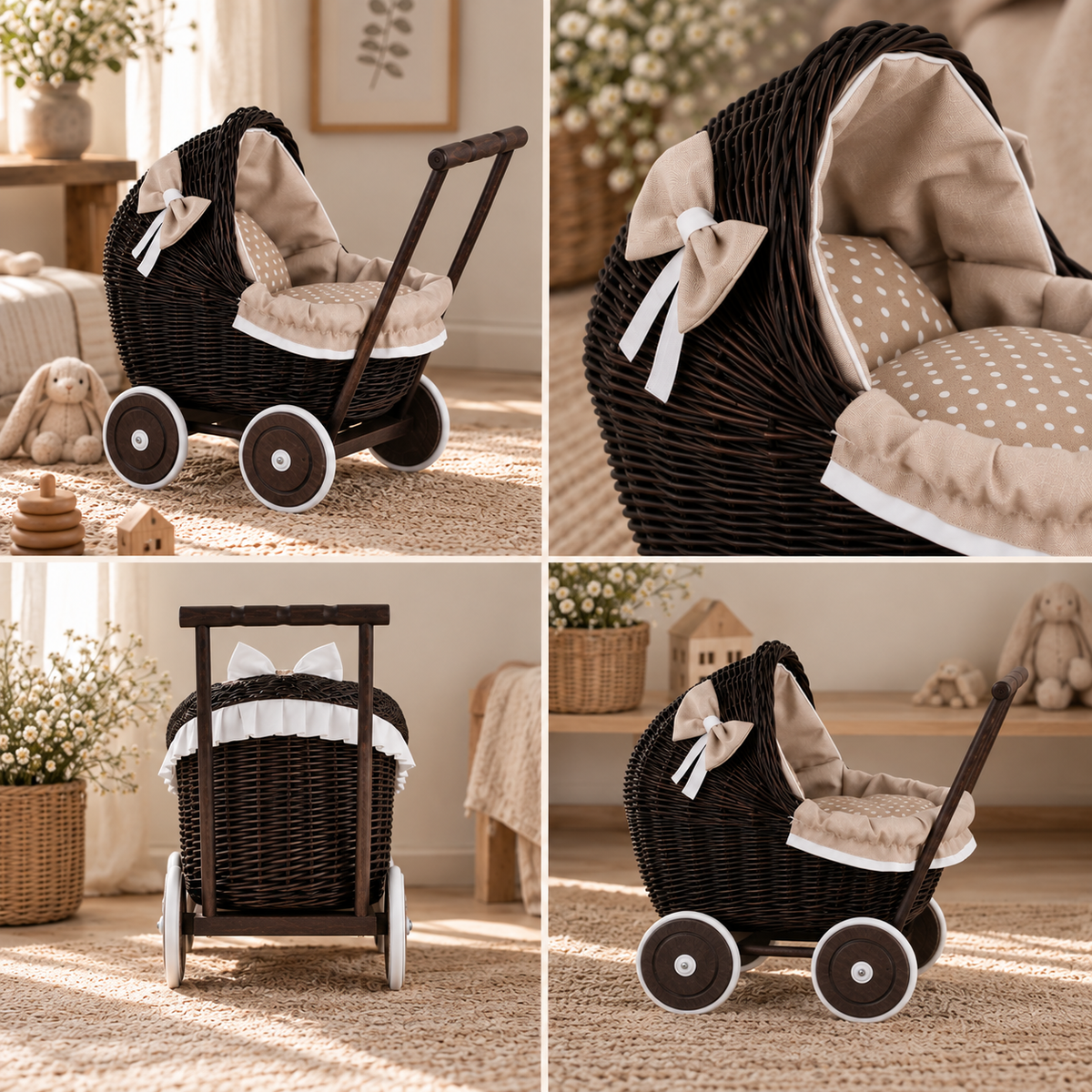 WICKER STROLLER | LILI | — BY WICKER STORIES®