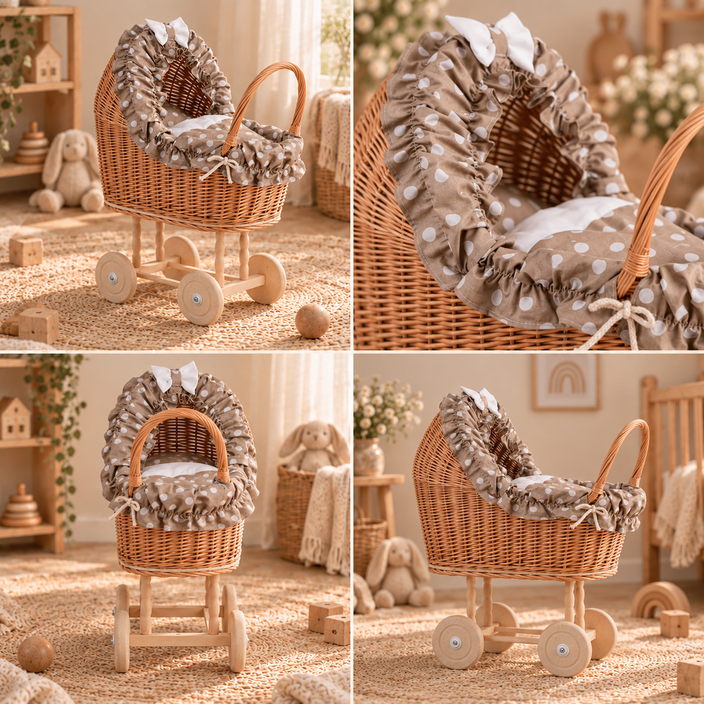 WICKER STROLLER | LULU | — BY WICKER STORIES®
