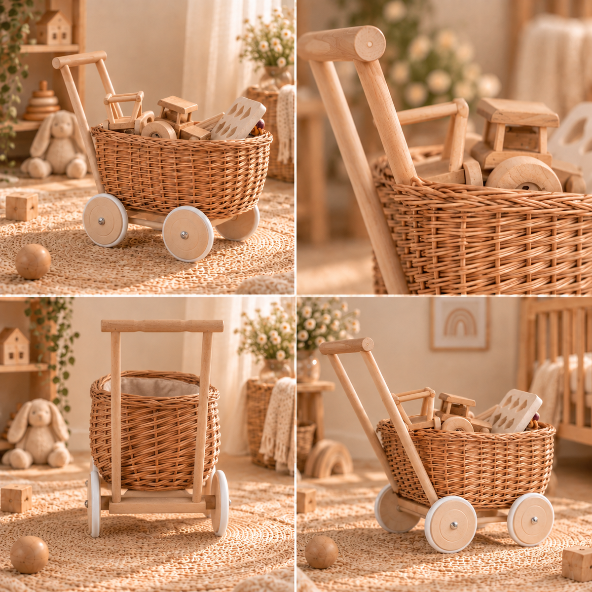 WICKER TOY TRAILER | — BY WICKER STORIES®