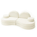 MeowBaby® Modular Sofa Coccolo for Kids – 6 Piece, Bearly Cream