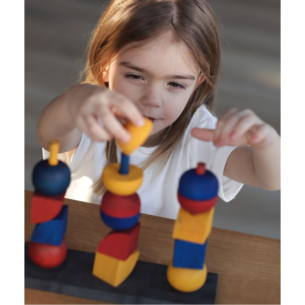 Montessori-inspired Modern Stacking Toy Modern Y