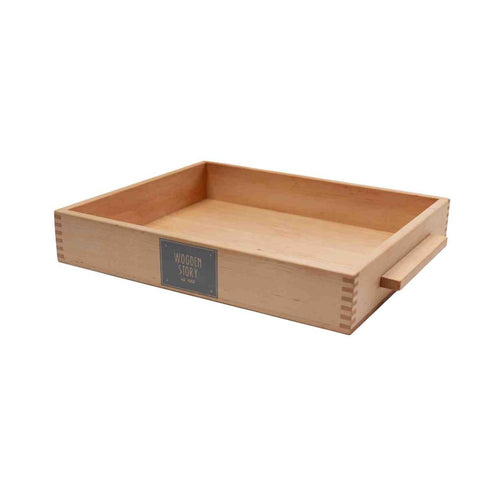 Montessori Tray with Handle, Sand and Accessories